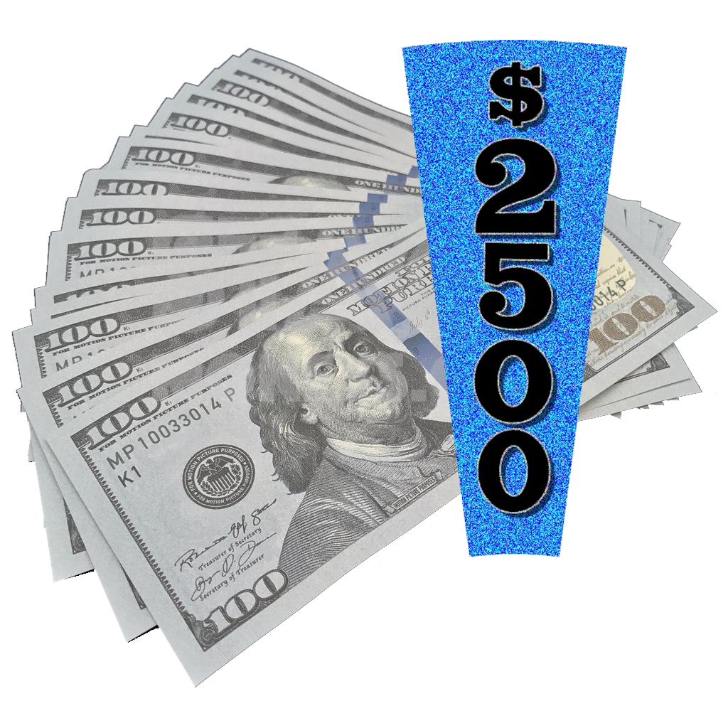 cash prize $2500